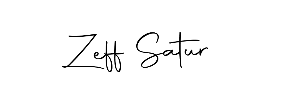 Zeff Satur stylish signature style. Best Handwritten Sign (Autography-DOLnW) for my name. Handwritten Signature Collection Ideas for my name Zeff Satur. Zeff Satur signature style 10 images and pictures png