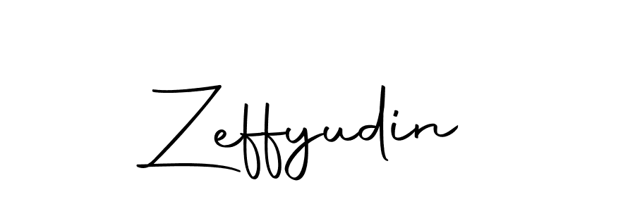 Create a beautiful signature design for name Zeffyudin. With this signature (Autography-DOLnW) fonts, you can make a handwritten signature for free. Zeffyudin signature style 10 images and pictures png