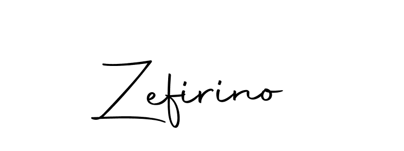 Make a beautiful signature design for name Zefirino. With this signature (Autography-DOLnW) style, you can create a handwritten signature for free. Zefirino signature style 10 images and pictures png