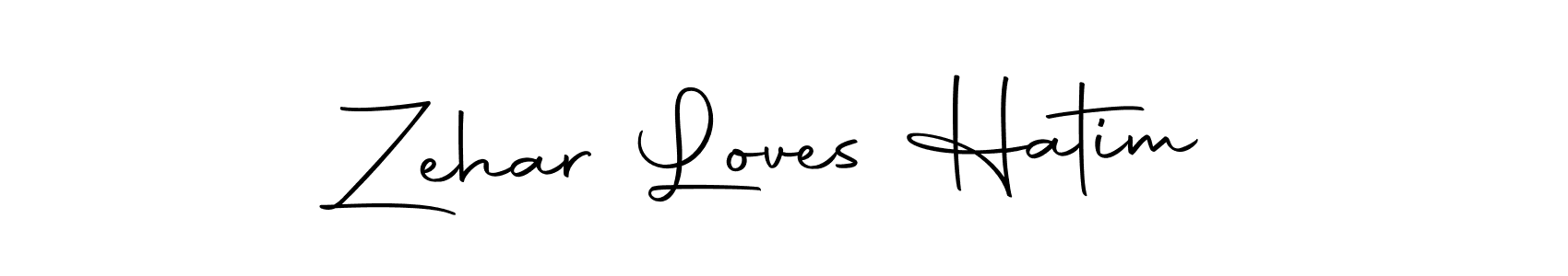 Create a beautiful signature design for name Zehar Loves Hatim. With this signature (Autography-DOLnW) fonts, you can make a handwritten signature for free. Zehar Loves Hatim signature style 10 images and pictures png