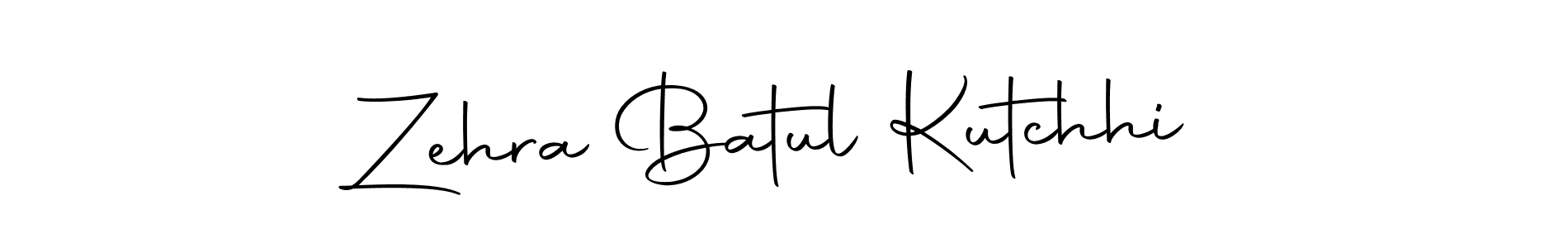 Make a beautiful signature design for name Zehra Batul Kutchhi. With this signature (Autography-DOLnW) style, you can create a handwritten signature for free. Zehra Batul Kutchhi signature style 10 images and pictures png