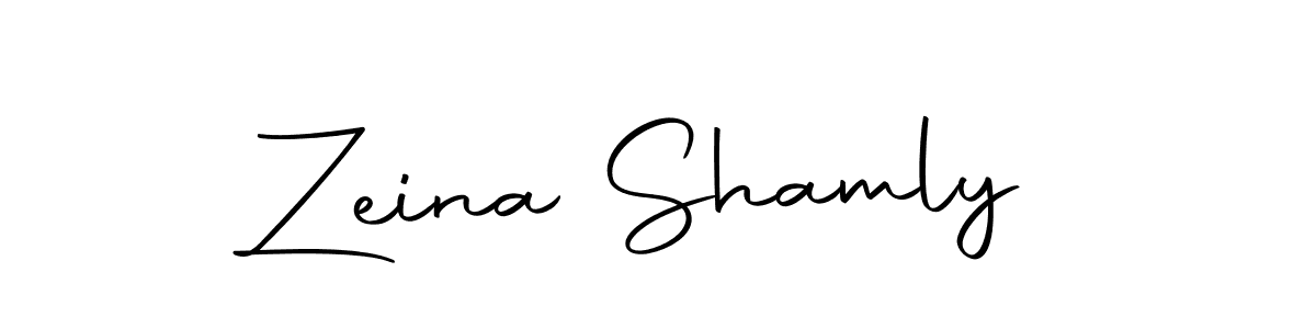 Use a signature maker to create a handwritten signature online. With this signature software, you can design (Autography-DOLnW) your own signature for name Zeina Shamly. Zeina Shamly signature style 10 images and pictures png