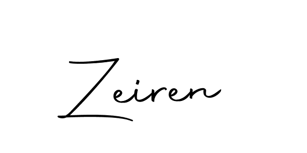 How to make Zeiren signature? Autography-DOLnW is a professional autograph style. Create handwritten signature for Zeiren name. Zeiren signature style 10 images and pictures png