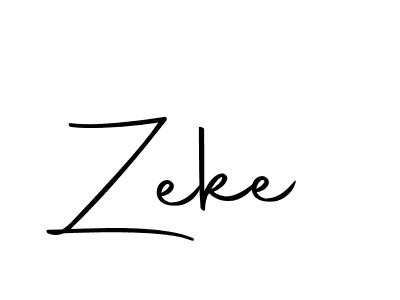 Use a signature maker to create a handwritten signature online. With this signature software, you can design (Autography-DOLnW) your own signature for name Zeke. Zeke signature style 10 images and pictures png