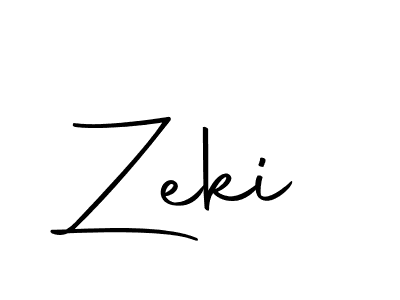 Design your own signature with our free online signature maker. With this signature software, you can create a handwritten (Autography-DOLnW) signature for name Zeki. Zeki signature style 10 images and pictures png