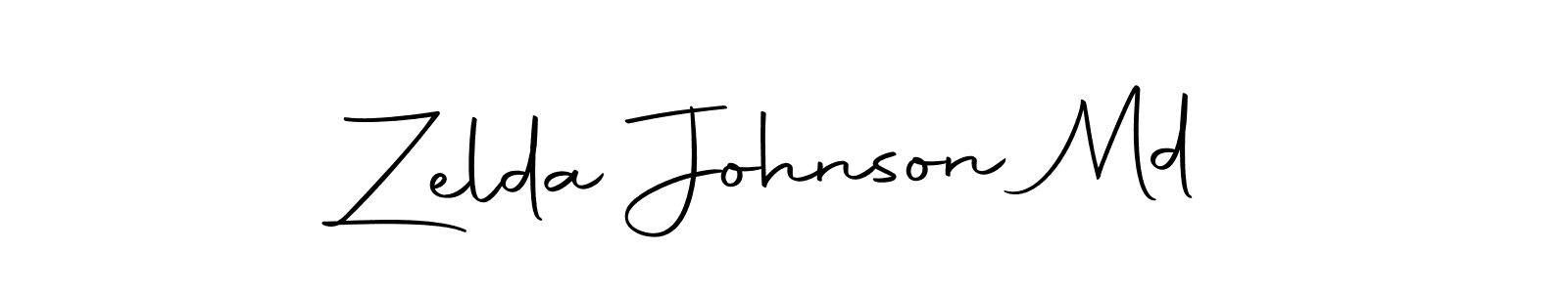 Create a beautiful signature design for name Zelda Johnson Md. With this signature (Autography-DOLnW) fonts, you can make a handwritten signature for free. Zelda Johnson Md signature style 10 images and pictures png