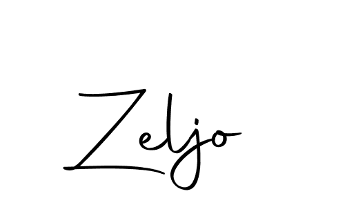 Use a signature maker to create a handwritten signature online. With this signature software, you can design (Autography-DOLnW) your own signature for name Zeljo. Zeljo signature style 10 images and pictures png