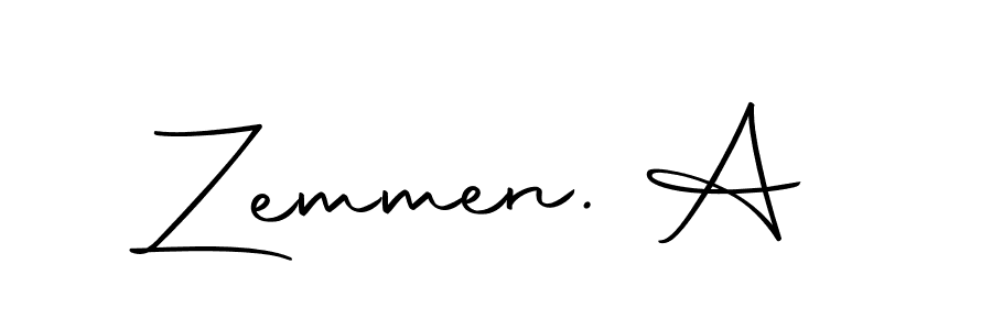 Use a signature maker to create a handwritten signature online. With this signature software, you can design (Autography-DOLnW) your own signature for name Zemmen. A. Zemmen. A signature style 10 images and pictures png