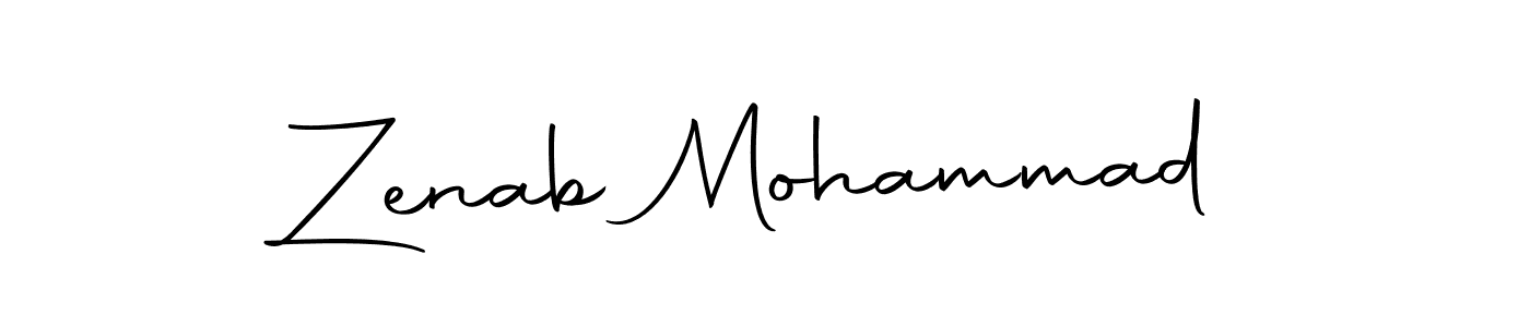 You should practise on your own different ways (Autography-DOLnW) to write your name (Zenab Mohammad) in signature. don't let someone else do it for you. Zenab Mohammad signature style 10 images and pictures png