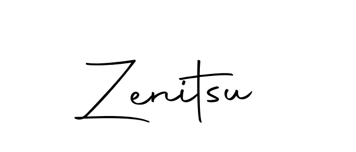 Design your own signature with our free online signature maker. With this signature software, you can create a handwritten (Autography-DOLnW) signature for name Zenitsu. Zenitsu signature style 10 images and pictures png