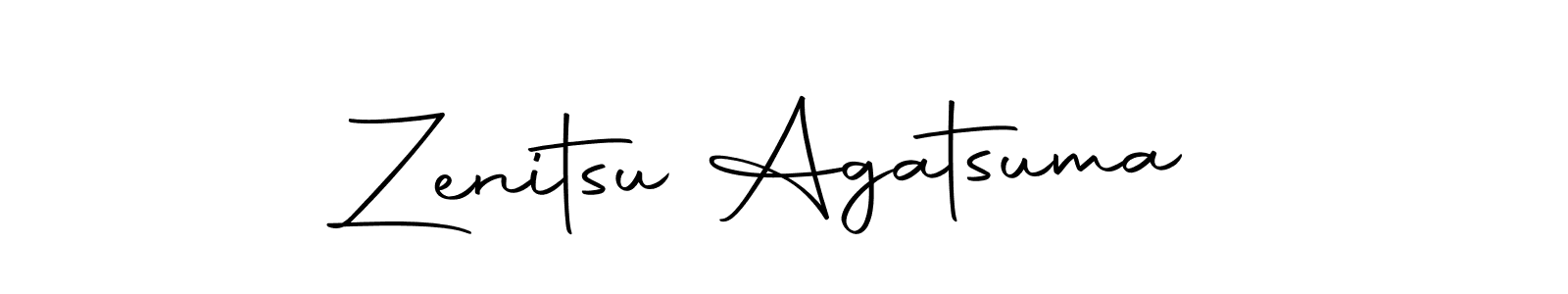 Use a signature maker to create a handwritten signature online. With this signature software, you can design (Autography-DOLnW) your own signature for name Zenitsu Agatsuma. Zenitsu Agatsuma signature style 10 images and pictures png