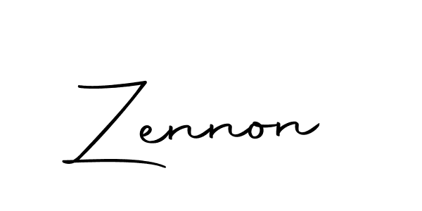 Make a beautiful signature design for name Zennon. With this signature (Autography-DOLnW) style, you can create a handwritten signature for free. Zennon signature style 10 images and pictures png