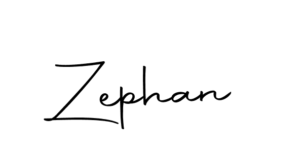 How to make Zephan signature? Autography-DOLnW is a professional autograph style. Create handwritten signature for Zephan name. Zephan signature style 10 images and pictures png