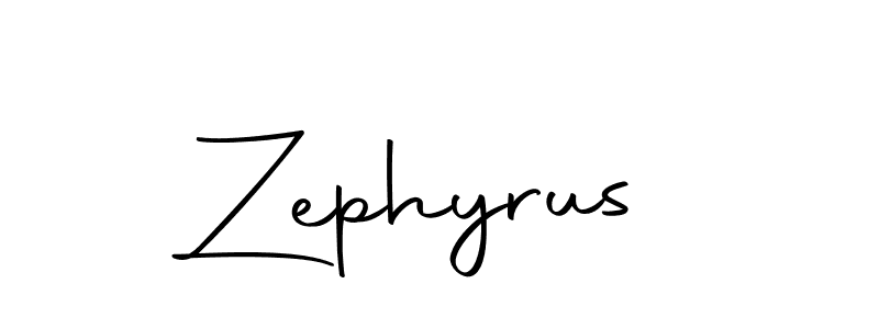 Create a beautiful signature design for name Zephyrus. With this signature (Autography-DOLnW) fonts, you can make a handwritten signature for free. Zephyrus signature style 10 images and pictures png