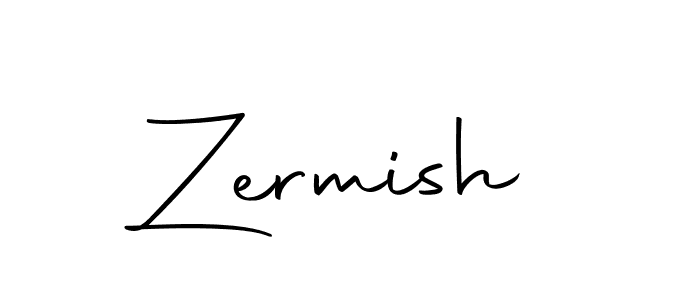 Similarly Autography-DOLnW is the best handwritten signature design. Signature creator online .You can use it as an online autograph creator for name Zermish. Zermish signature style 10 images and pictures png