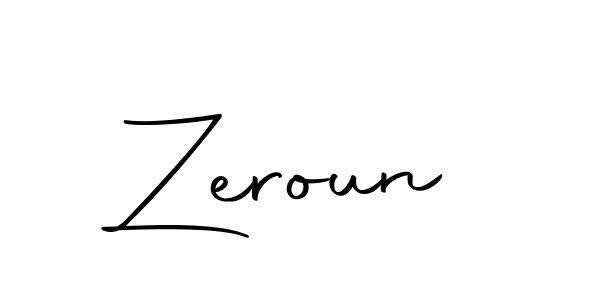 How to make Zeroun signature? Autography-DOLnW is a professional autograph style. Create handwritten signature for Zeroun name. Zeroun signature style 10 images and pictures png