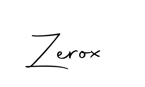 Also we have Zerox name is the best signature style. Create professional handwritten signature collection using Autography-DOLnW autograph style. Zerox signature style 10 images and pictures png