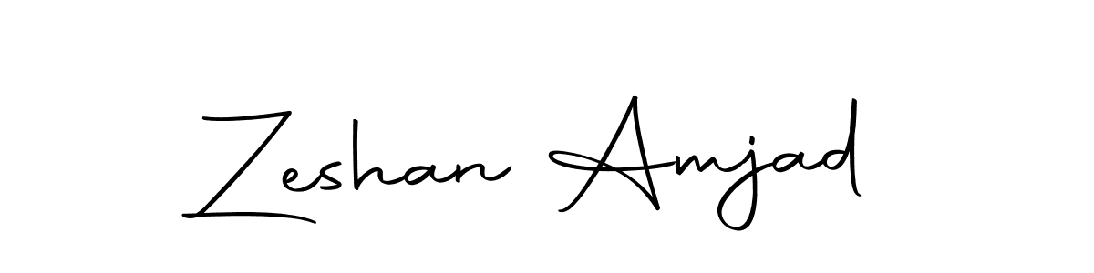 Use a signature maker to create a handwritten signature online. With this signature software, you can design (Autography-DOLnW) your own signature for name Zeshan Amjad. Zeshan Amjad signature style 10 images and pictures png