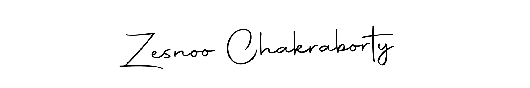 Here are the top 10 professional signature styles for the name Zesnoo Chakraborty. These are the best autograph styles you can use for your name. Zesnoo Chakraborty signature style 10 images and pictures png