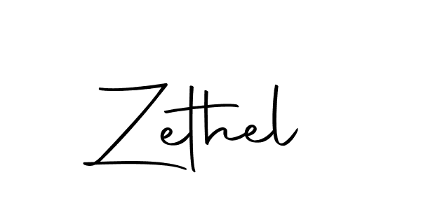 Make a beautiful signature design for name Zethel. With this signature (Autography-DOLnW) style, you can create a handwritten signature for free. Zethel signature style 10 images and pictures png