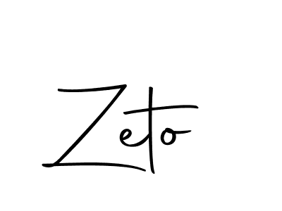 Use a signature maker to create a handwritten signature online. With this signature software, you can design (Autography-DOLnW) your own signature for name Zeto. Zeto signature style 10 images and pictures png