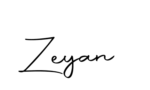 Create a beautiful signature design for name Zeyan. With this signature (Autography-DOLnW) fonts, you can make a handwritten signature for free. Zeyan signature style 10 images and pictures png
