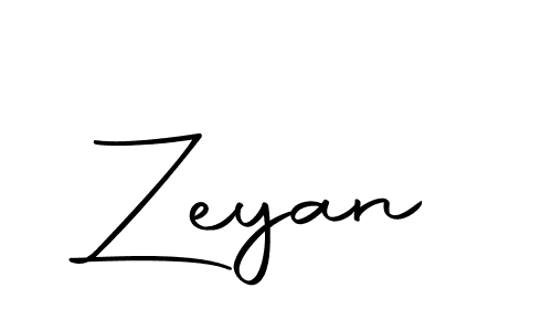 Create a beautiful signature design for name Zeyan. With this signature (Autography-DOLnW) fonts, you can make a handwritten signature for free. Zeyan signature style 10 images and pictures png