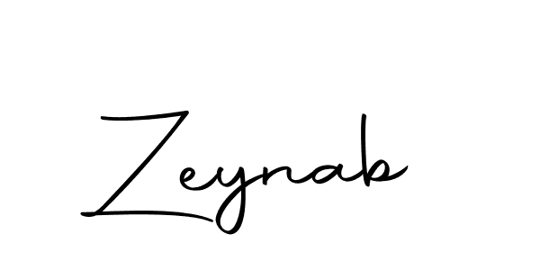 Create a beautiful signature design for name Zeynab. With this signature (Autography-DOLnW) fonts, you can make a handwritten signature for free. Zeynab signature style 10 images and pictures png