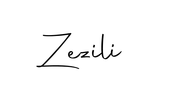 How to make Zezili name signature. Use Autography-DOLnW style for creating short signs online. This is the latest handwritten sign. Zezili signature style 10 images and pictures png