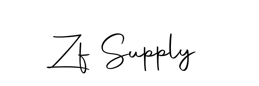 Design your own signature with our free online signature maker. With this signature software, you can create a handwritten (Autography-DOLnW) signature for name Zf Supply. Zf Supply signature style 10 images and pictures png