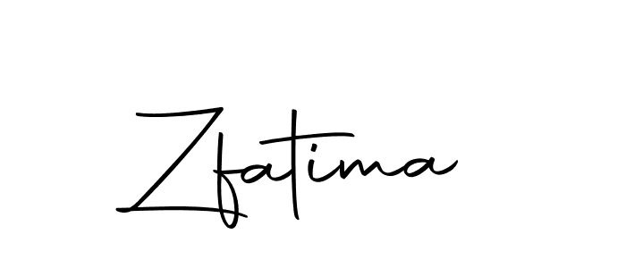 Create a beautiful signature design for name Zfatima. With this signature (Autography-DOLnW) fonts, you can make a handwritten signature for free. Zfatima signature style 10 images and pictures png