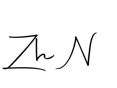 You should practise on your own different ways (Autography-DOLnW) to write your name (Zh N) in signature. don't let someone else do it for you. Zh N signature style 10 images and pictures png