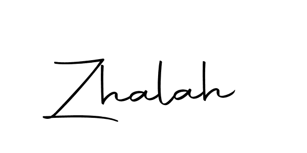 Zhalah stylish signature style. Best Handwritten Sign (Autography-DOLnW) for my name. Handwritten Signature Collection Ideas for my name Zhalah. Zhalah signature style 10 images and pictures png