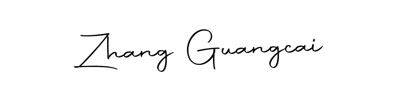 Create a beautiful signature design for name Zhang Guangcai. With this signature (Autography-DOLnW) fonts, you can make a handwritten signature for free. Zhang Guangcai signature style 10 images and pictures png