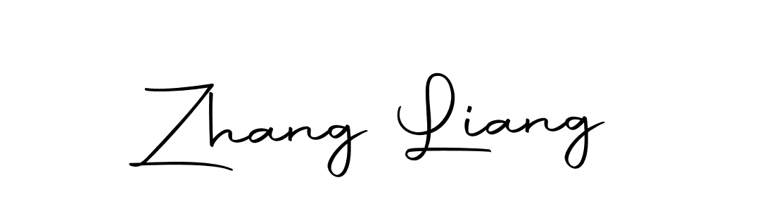 You should practise on your own different ways (Autography-DOLnW) to write your name (Zhang Liang) in signature. don't let someone else do it for you. Zhang Liang signature style 10 images and pictures png