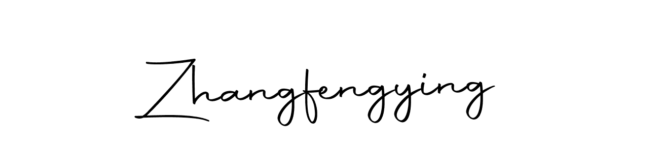 Use a signature maker to create a handwritten signature online. With this signature software, you can design (Autography-DOLnW) your own signature for name Zhangfengying. Zhangfengying signature style 10 images and pictures png