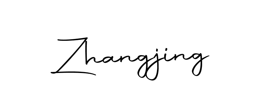 How to make Zhangjing signature? Autography-DOLnW is a professional autograph style. Create handwritten signature for Zhangjing name. Zhangjing signature style 10 images and pictures png