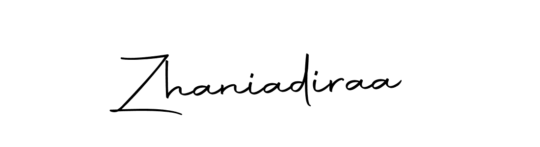 Use a signature maker to create a handwritten signature online. With this signature software, you can design (Autography-DOLnW) your own signature for name Zhaniadiraa. Zhaniadiraa signature style 10 images and pictures png