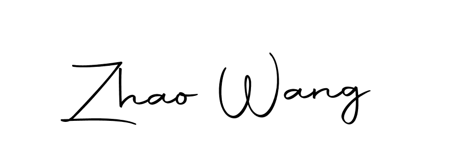 Zhao Wang stylish signature style. Best Handwritten Sign (Autography-DOLnW) for my name. Handwritten Signature Collection Ideas for my name Zhao Wang. Zhao Wang signature style 10 images and pictures png