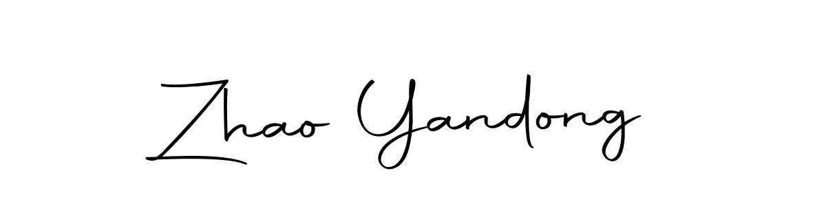 Also we have Zhao Yandong name is the best signature style. Create professional handwritten signature collection using Autography-DOLnW autograph style. Zhao Yandong signature style 10 images and pictures png