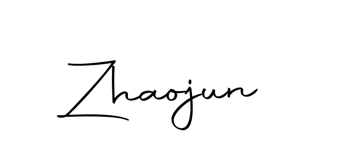 Create a beautiful signature design for name Zhaojun. With this signature (Autography-DOLnW) fonts, you can make a handwritten signature for free. Zhaojun signature style 10 images and pictures png