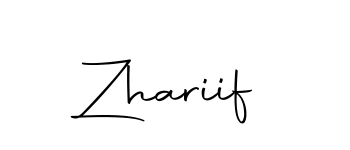 Also we have Zhariif name is the best signature style. Create professional handwritten signature collection using Autography-DOLnW autograph style. Zhariif signature style 10 images and pictures png