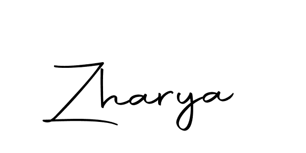 Make a beautiful signature design for name Zharya. Use this online signature maker to create a handwritten signature for free. Zharya signature style 10 images and pictures png