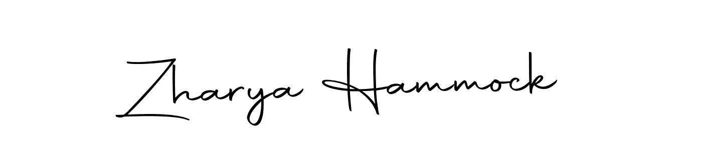 You should practise on your own different ways (Autography-DOLnW) to write your name (Zharya Hammock) in signature. don't let someone else do it for you. Zharya Hammock signature style 10 images and pictures png