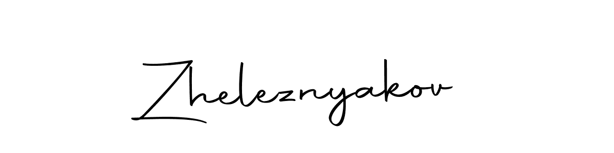 Design your own signature with our free online signature maker. With this signature software, you can create a handwritten (Autography-DOLnW) signature for name Zheleznyakov. Zheleznyakov signature style 10 images and pictures png