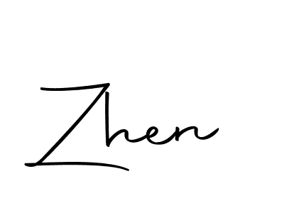 The best way (Autography-DOLnW) to make a short signature is to pick only two or three words in your name. The name Zhen include a total of six letters. For converting this name. Zhen signature style 10 images and pictures png