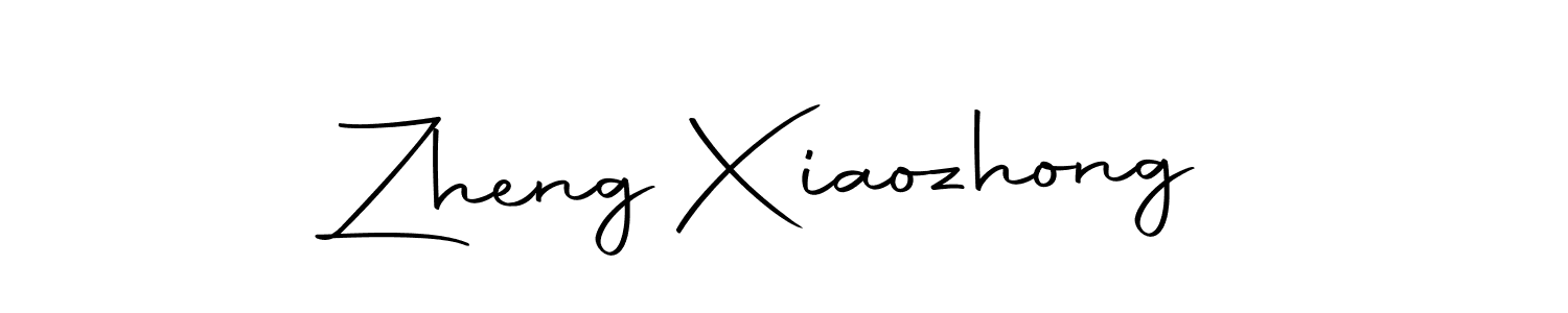 Zheng Xiaozhong stylish signature style. Best Handwritten Sign (Autography-DOLnW) for my name. Handwritten Signature Collection Ideas for my name Zheng Xiaozhong. Zheng Xiaozhong signature style 10 images and pictures png
