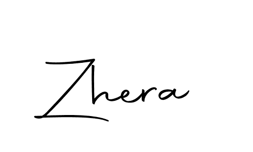 Design your own signature with our free online signature maker. With this signature software, you can create a handwritten (Autography-DOLnW) signature for name Zhera. Zhera signature style 10 images and pictures png