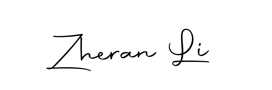 How to make Zheran Li signature? Autography-DOLnW is a professional autograph style. Create handwritten signature for Zheran Li name. Zheran Li signature style 10 images and pictures png