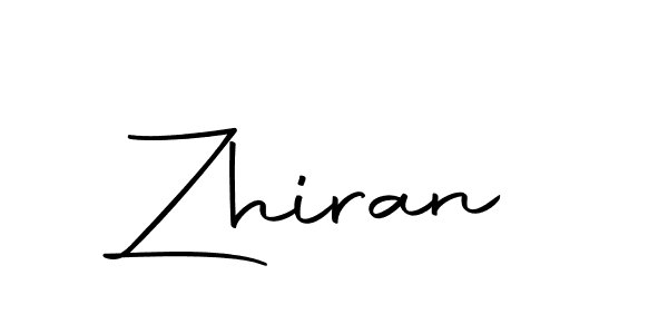 Make a beautiful signature design for name Zhiran. Use this online signature maker to create a handwritten signature for free. Zhiran signature style 10 images and pictures png